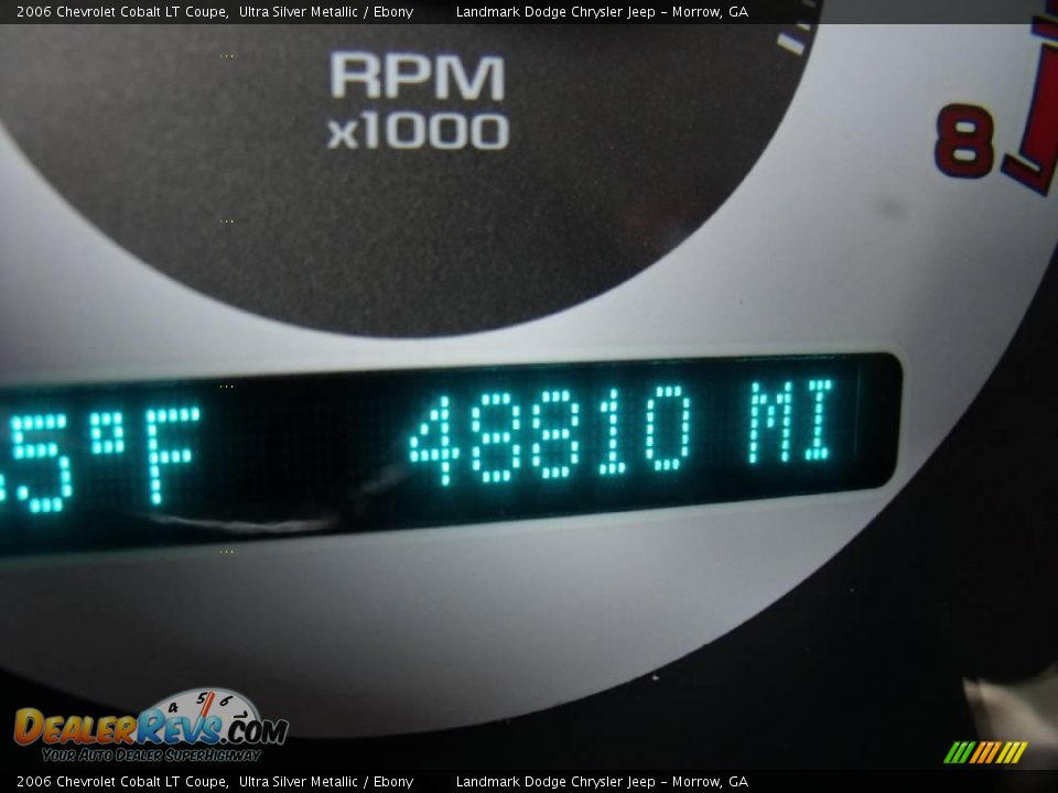 2006 Chevrolet Cobalt LT Coupe Ultra Silver Metallic / Ebony Photo #18