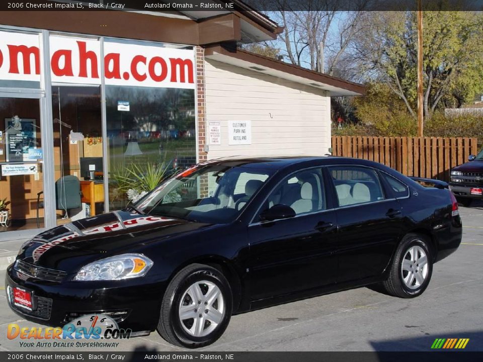 2006 Chevrolet Impala LS Black / Gray Photo #3