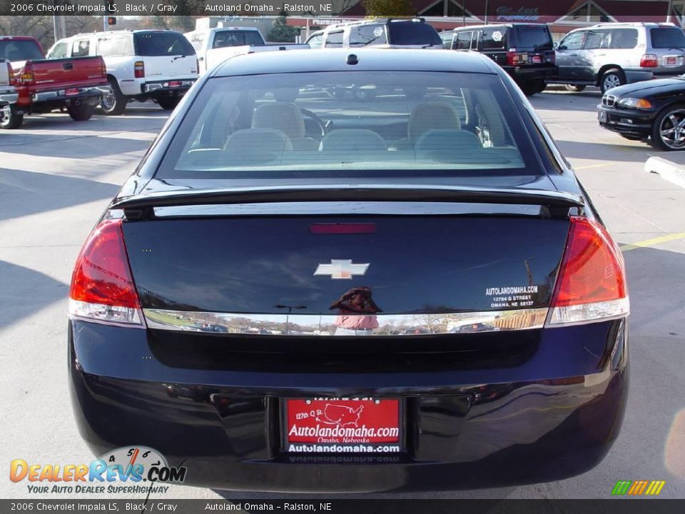 2006 Chevrolet Impala LS Black / Gray Photo #6