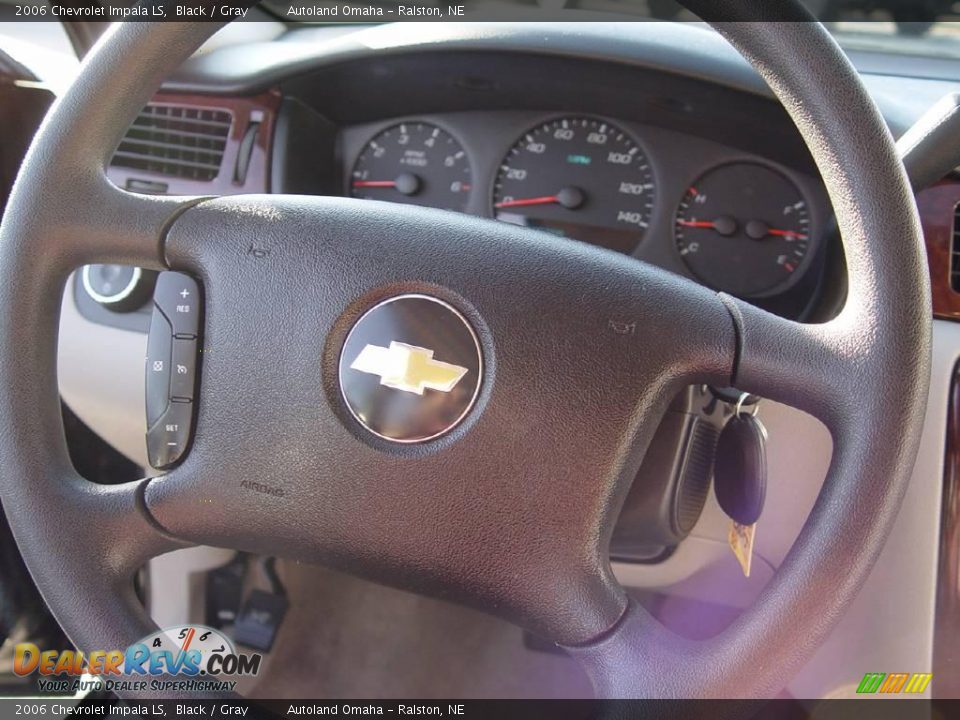2006 Chevrolet Impala LS Black / Gray Photo #11