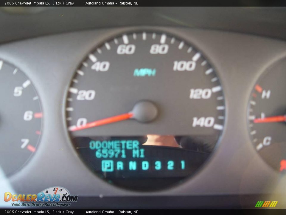 2006 Chevrolet Impala LS Black / Gray Photo #12