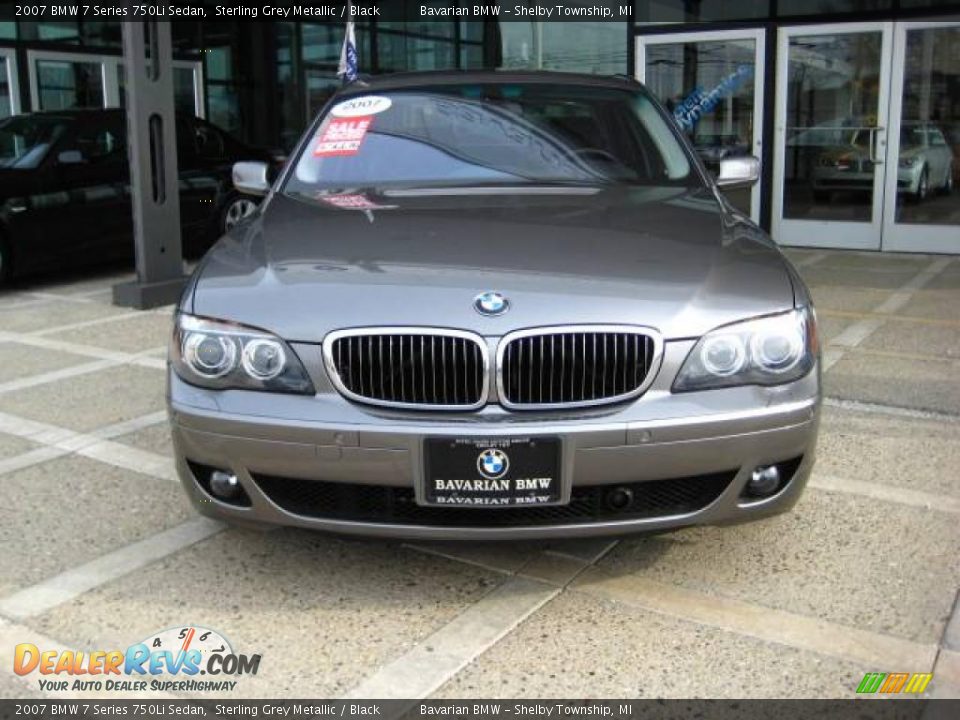 2007 BMW 7 Series 750Li Sedan Sterling Grey Metallic / Black Photo #3
