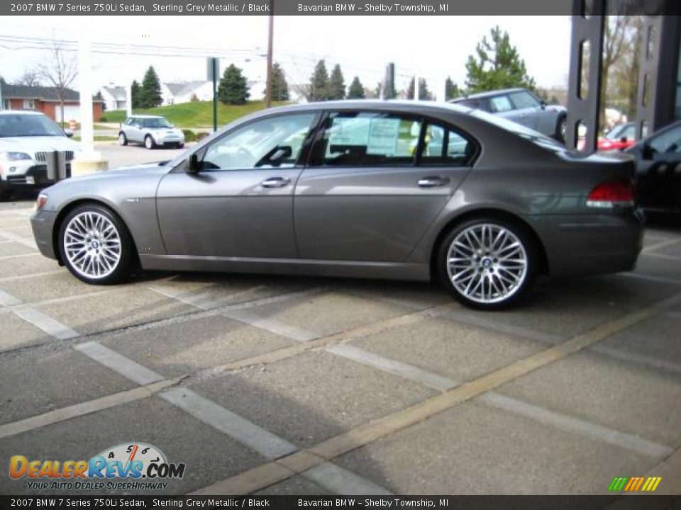 2007 BMW 7 Series 750Li Sedan Sterling Grey Metallic / Black Photo #5
