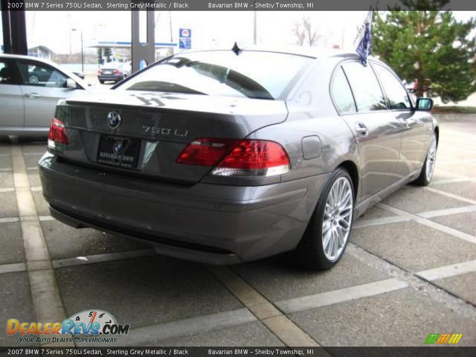2007 BMW 7 Series 750Li Sedan Sterling Grey Metallic / Black Photo #8