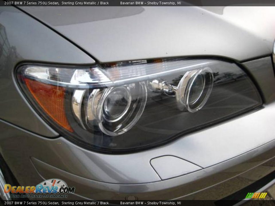 2007 BMW 7 Series 750Li Sedan Sterling Grey Metallic / Black Photo #11