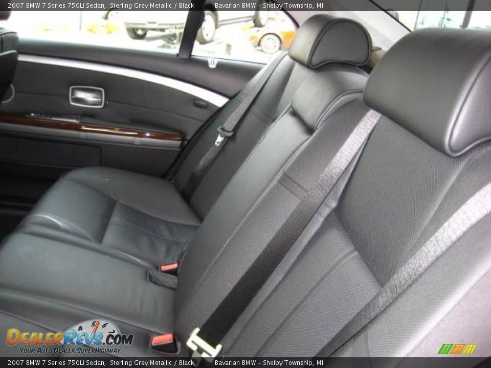 2007 BMW 7 Series 750Li Sedan Sterling Grey Metallic / Black Photo #16