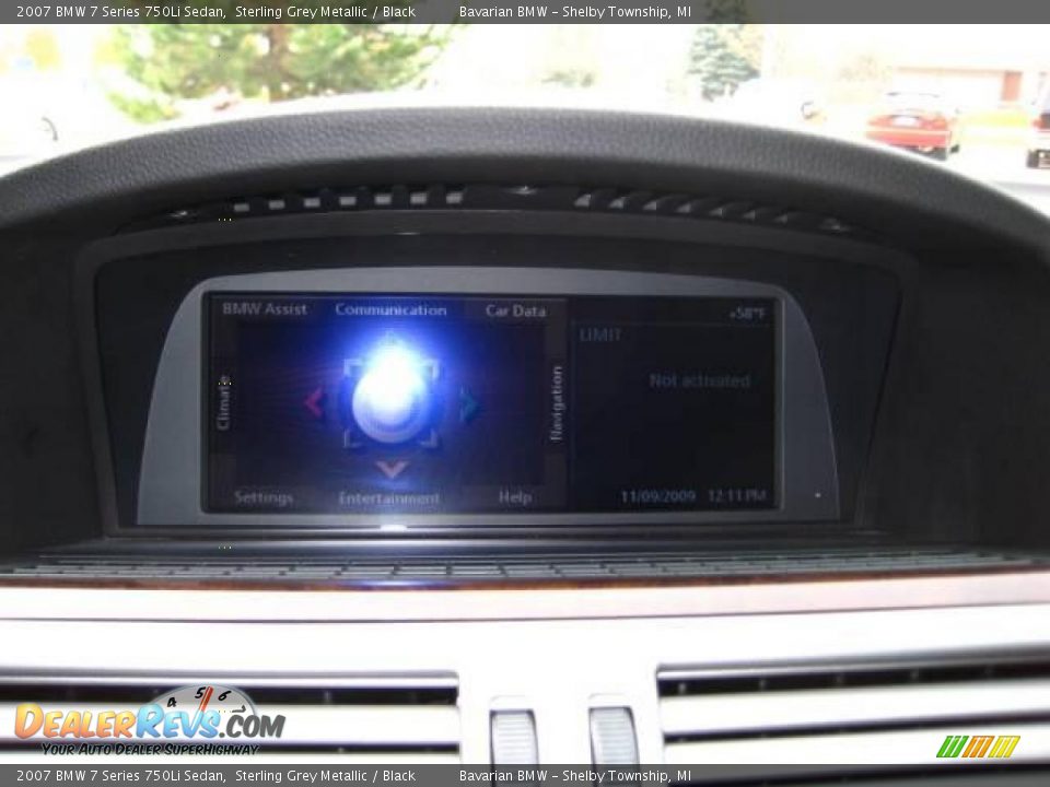 2007 BMW 7 Series 750Li Sedan Sterling Grey Metallic / Black Photo #23
