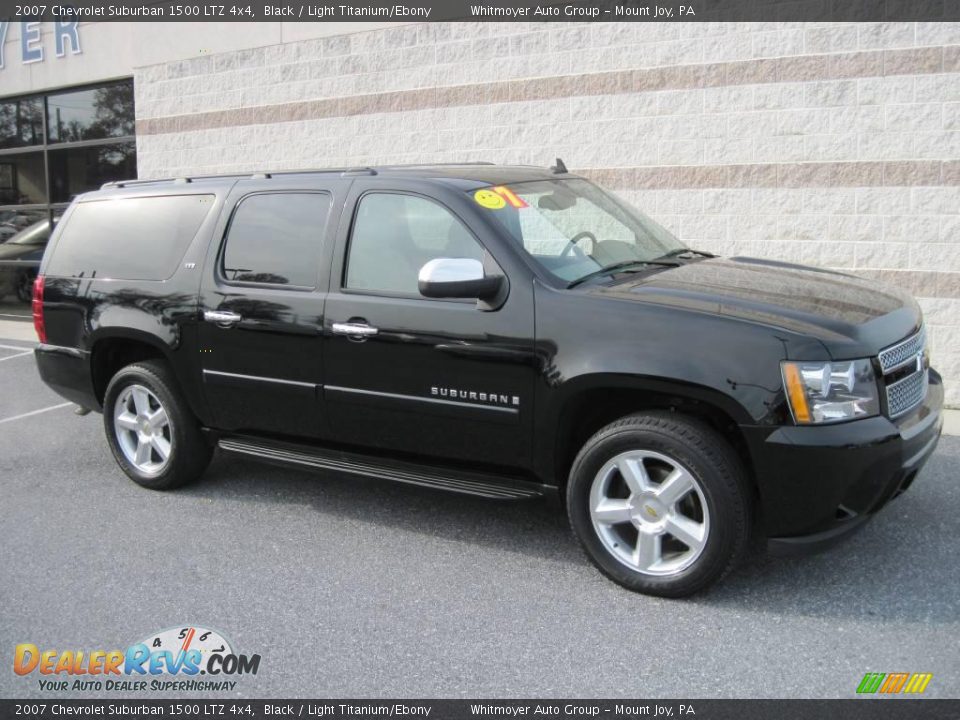 2007 Chevrolet Suburban 1500 LTZ 4x4 Black / Light Titanium/Ebony Photo #1