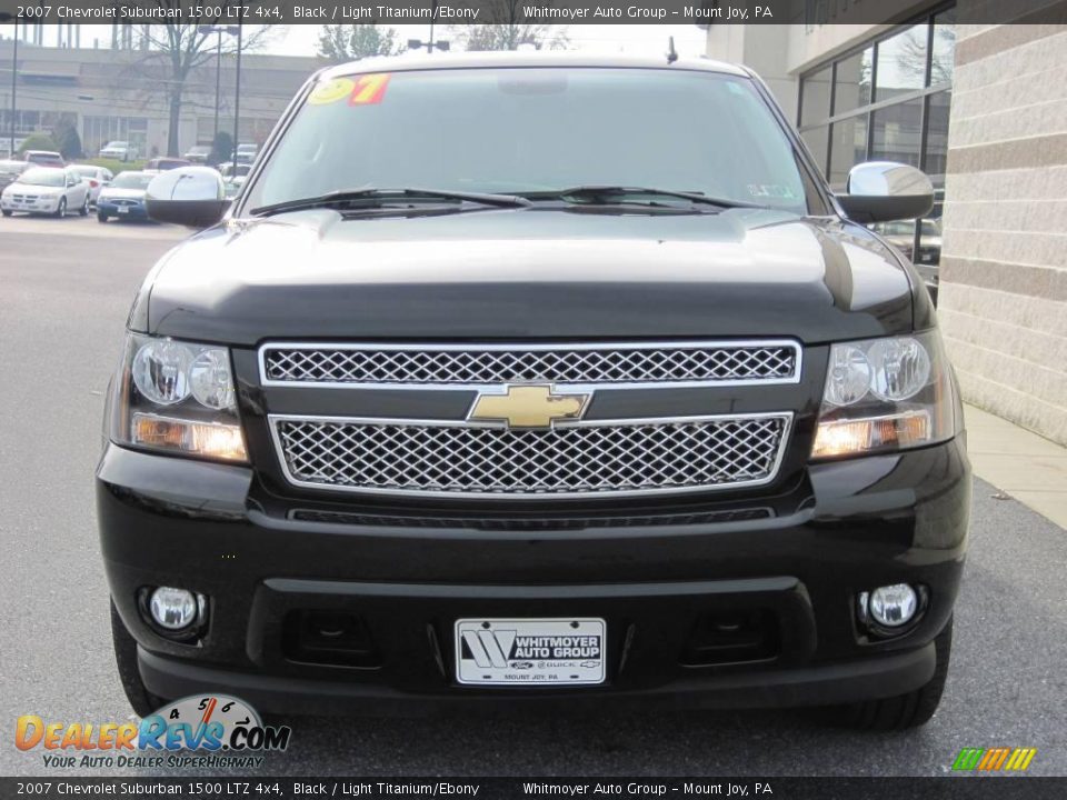 2007 Chevrolet Suburban 1500 LTZ 4x4 Black / Light Titanium/Ebony Photo #2