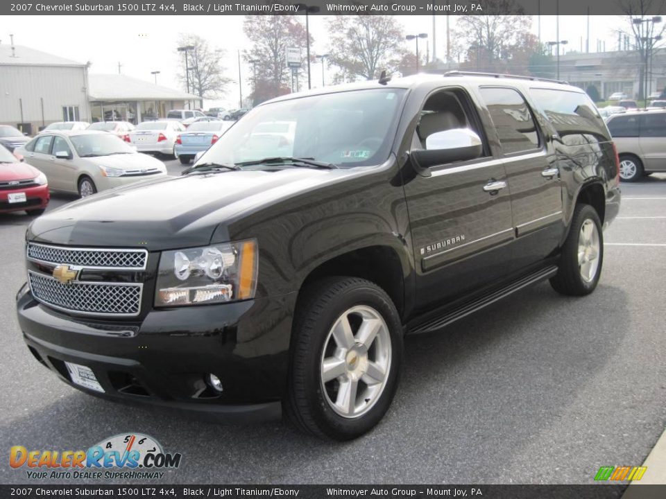 2007 Chevrolet Suburban 1500 LTZ 4x4 Black / Light Titanium/Ebony Photo #3