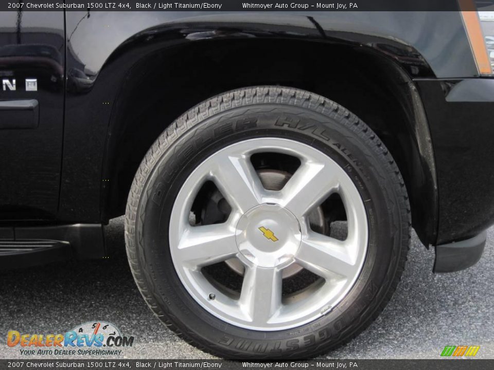 2007 Chevrolet Suburban 1500 LTZ 4x4 Black / Light Titanium/Ebony Photo #4