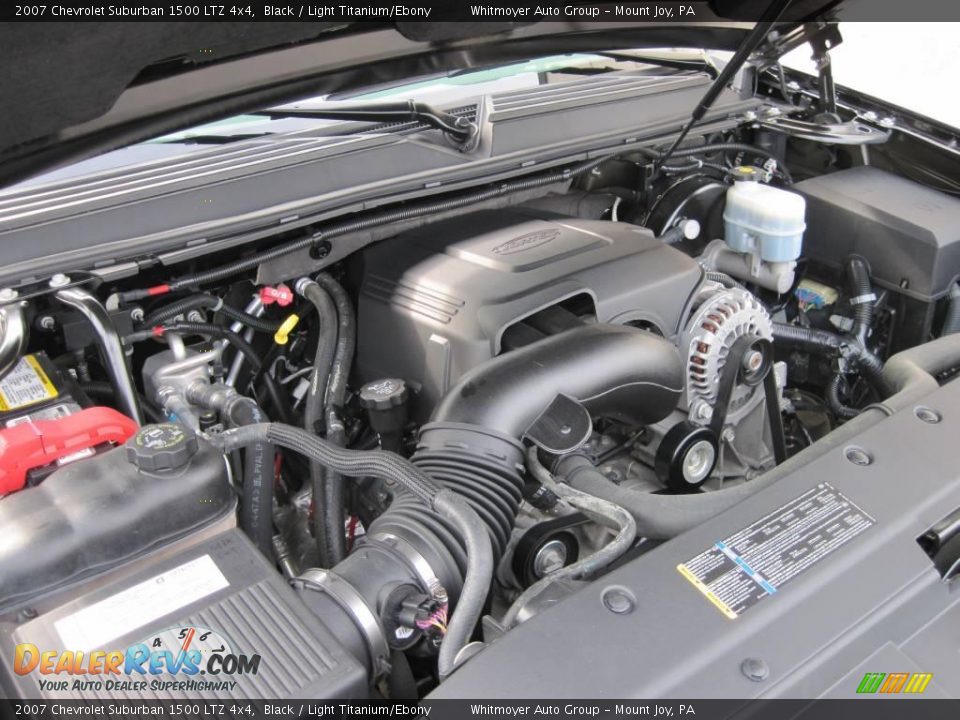 2007 Chevrolet Suburban 1500 LTZ 4x4 Black / Light Titanium/Ebony Photo #11