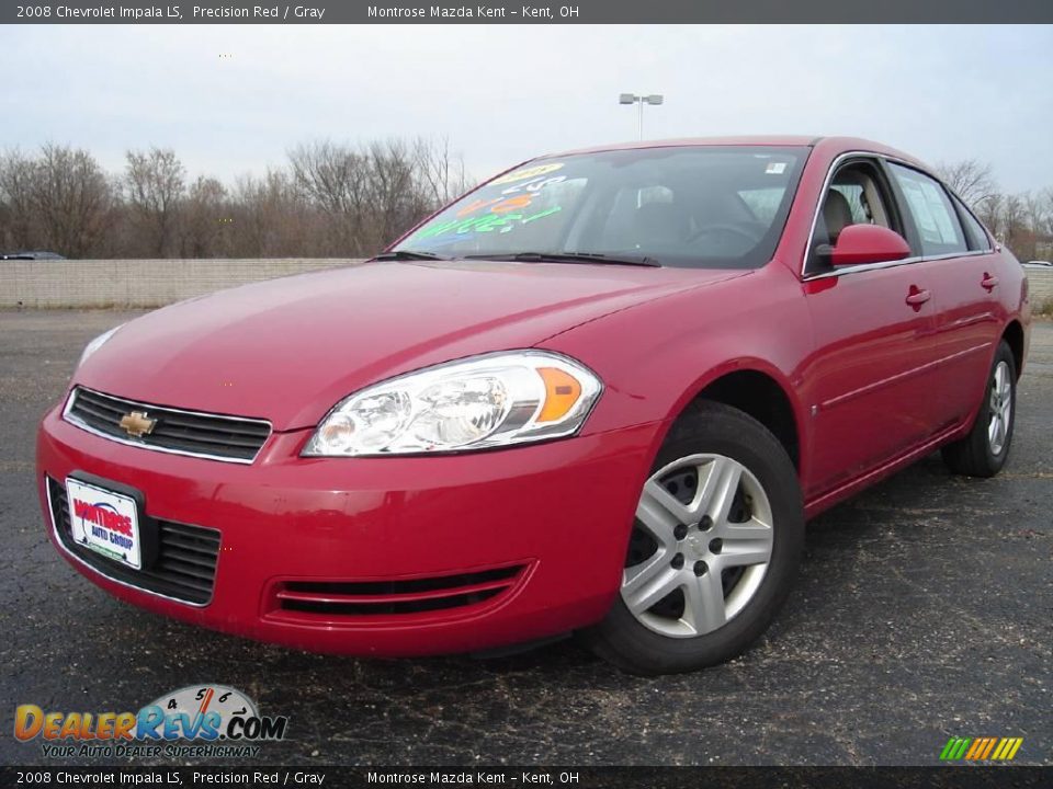 2008 Chevrolet Impala LS Precision Red / Gray Photo #1