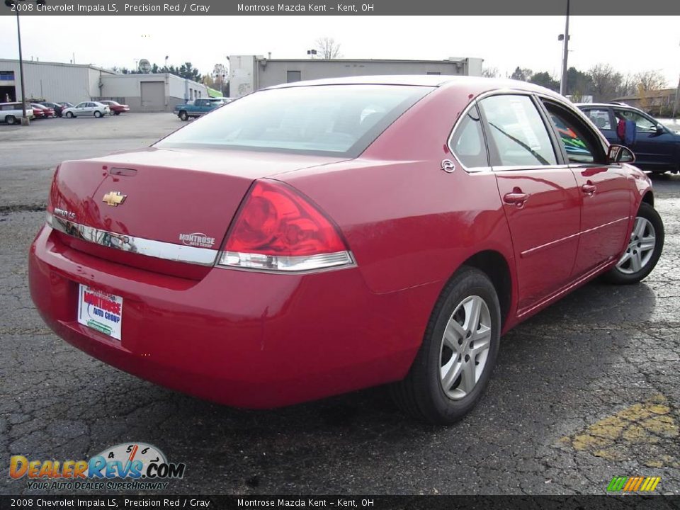 2008 Chevrolet Impala LS Precision Red / Gray Photo #5