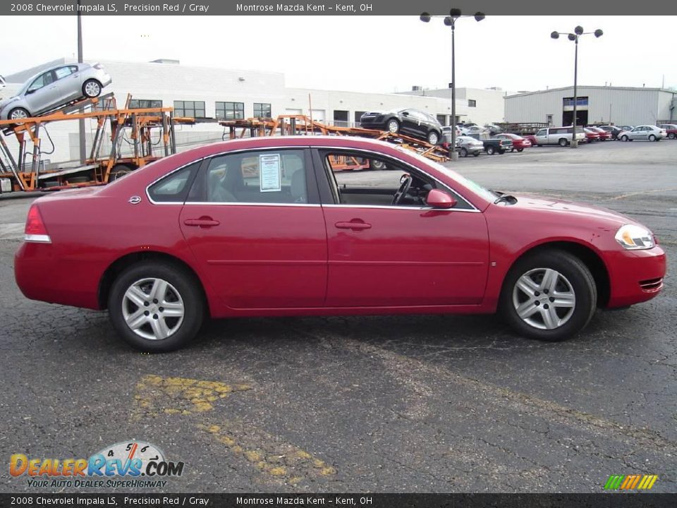 2008 Chevrolet Impala LS Precision Red / Gray Photo #6