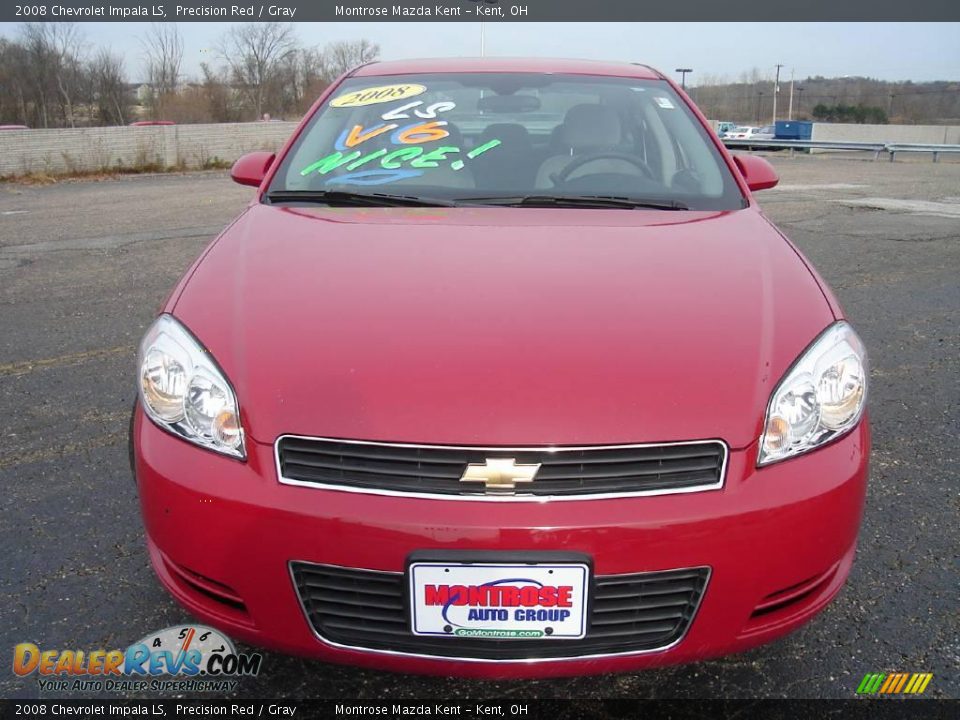 2008 Chevrolet Impala LS Precision Red / Gray Photo #8