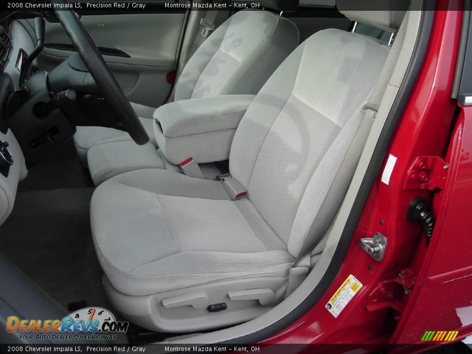 2008 Chevrolet Impala LS Precision Red / Gray Photo #12