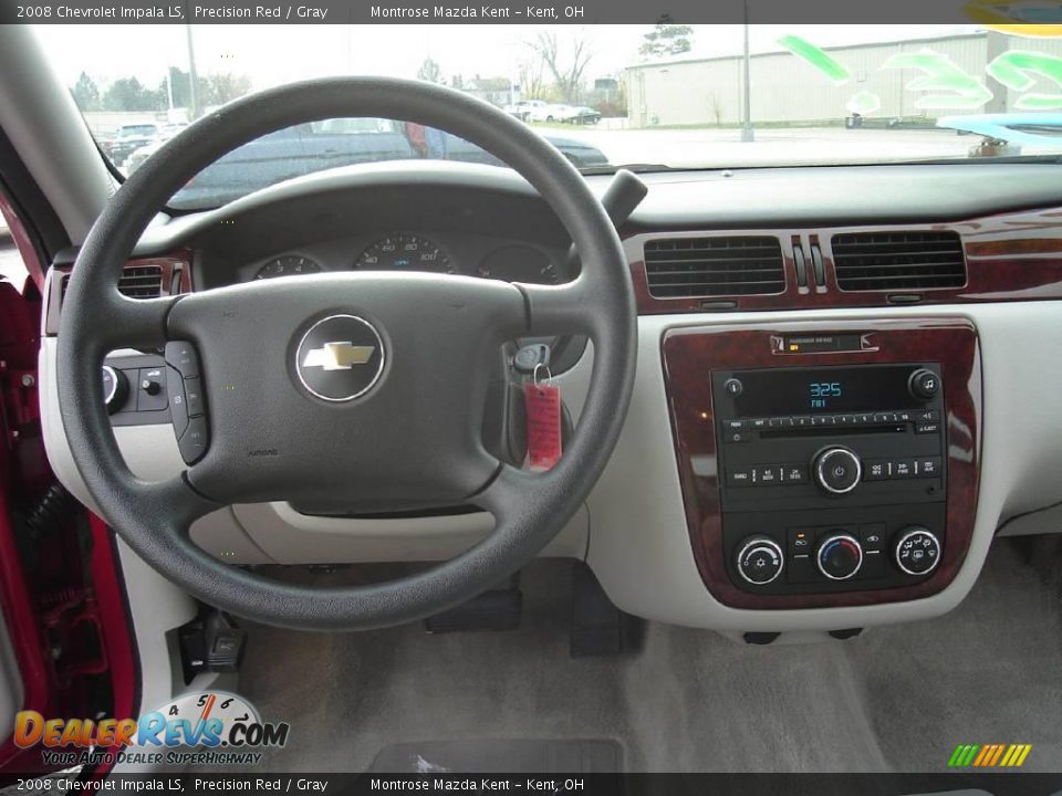 2008 Chevrolet Impala LS Precision Red / Gray Photo #16