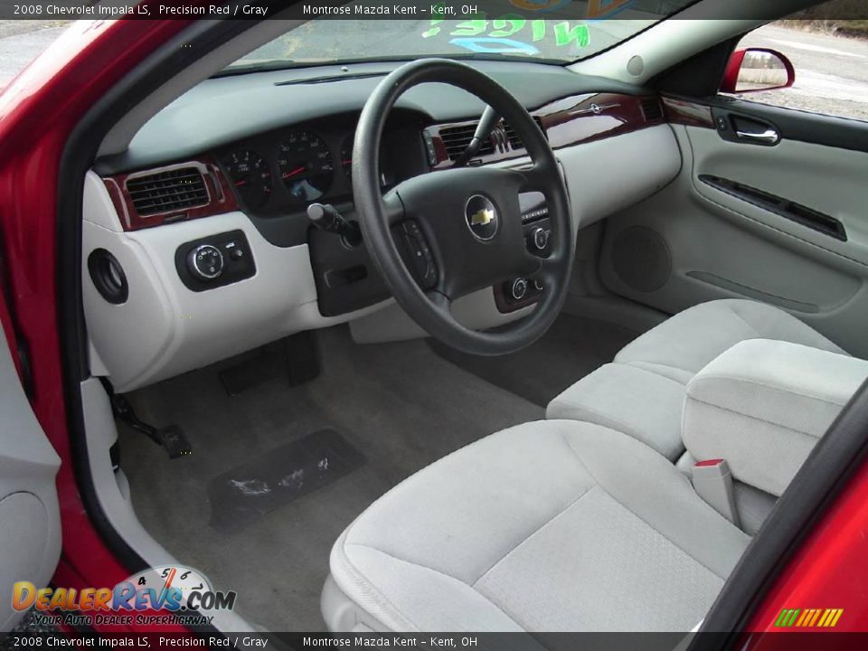 2008 Chevrolet Impala LS Precision Red / Gray Photo #23