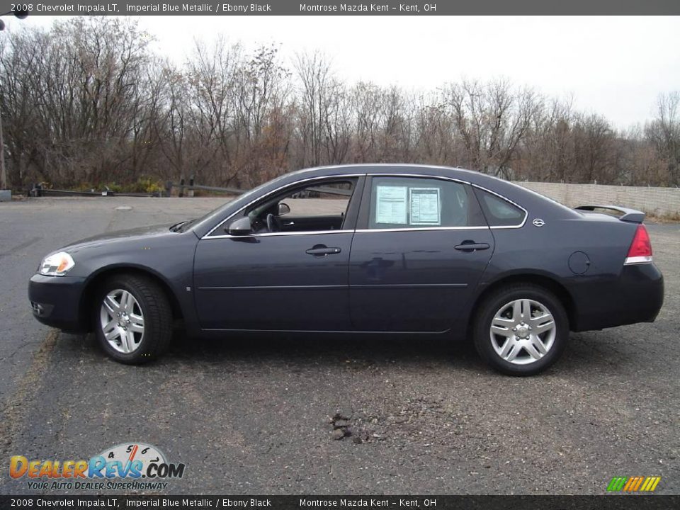 2008 Chevrolet Impala LT Imperial Blue Metallic / Ebony Black Photo #2