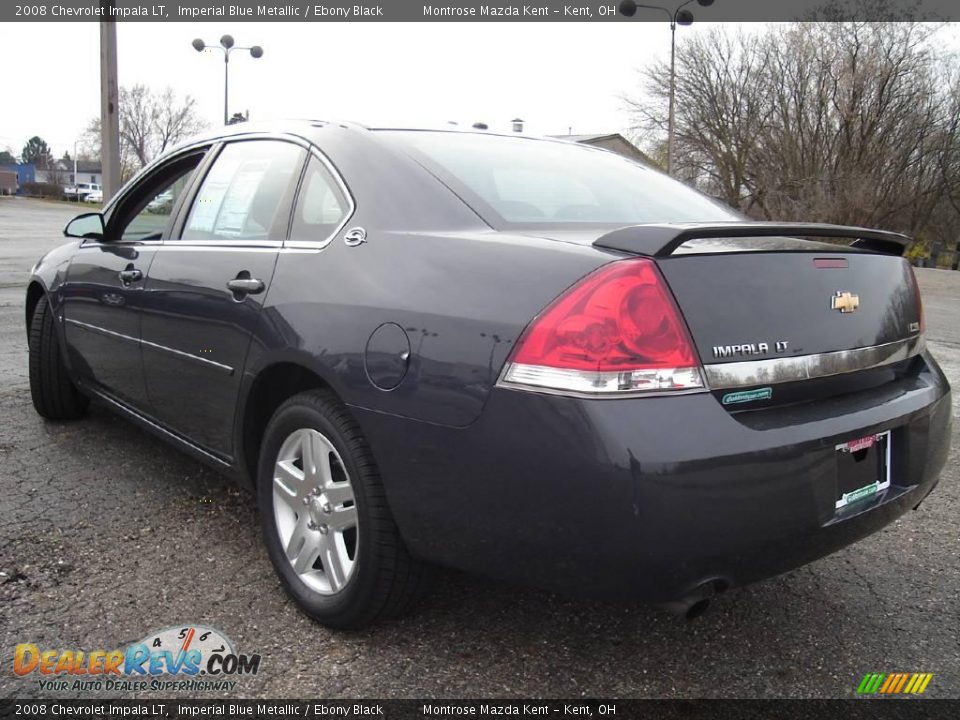 2008 Chevrolet Impala LT Imperial Blue Metallic / Ebony Black Photo #3