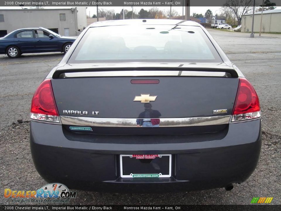 2008 Chevrolet Impala LT Imperial Blue Metallic / Ebony Black Photo #4