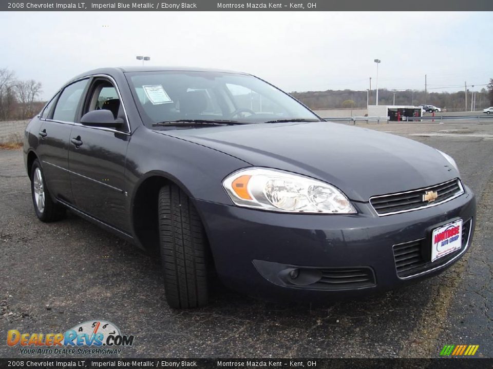 2008 Chevrolet Impala LT Imperial Blue Metallic / Ebony Black Photo #7