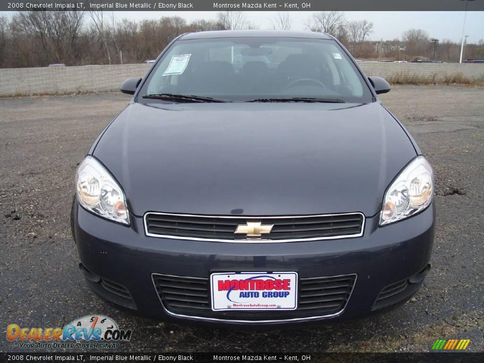 2008 Chevrolet Impala LT Imperial Blue Metallic / Ebony Black Photo #8