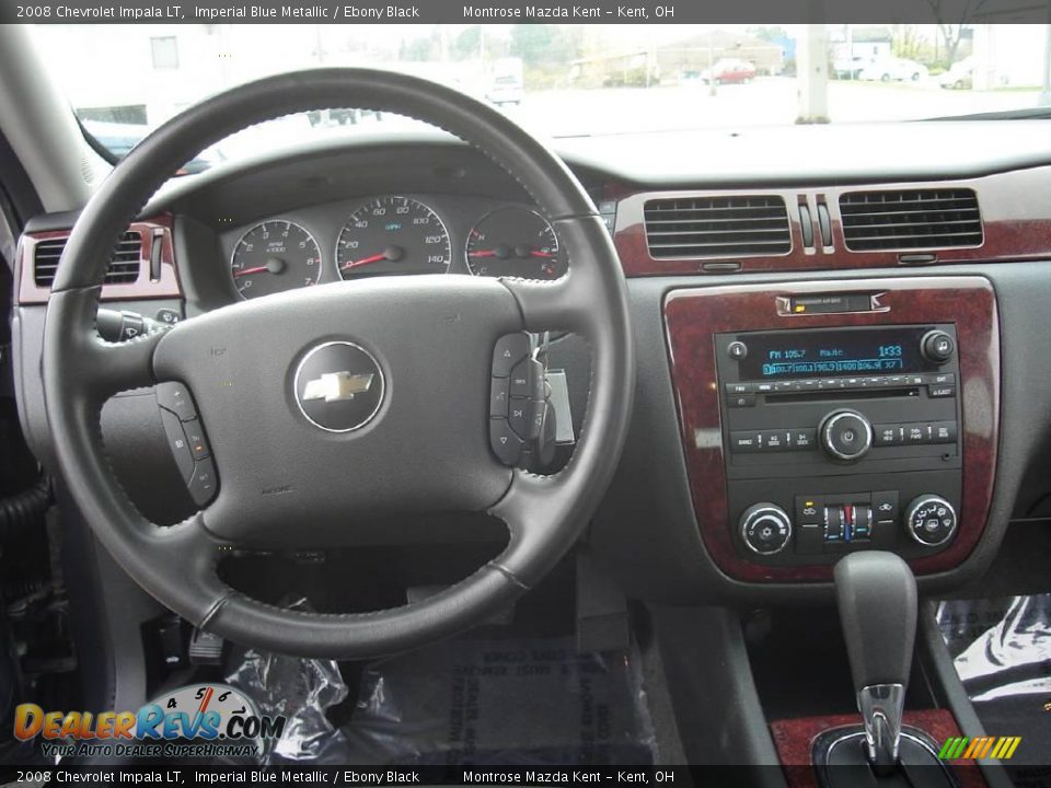 2008 Chevrolet Impala LT Imperial Blue Metallic / Ebony Black Photo #18