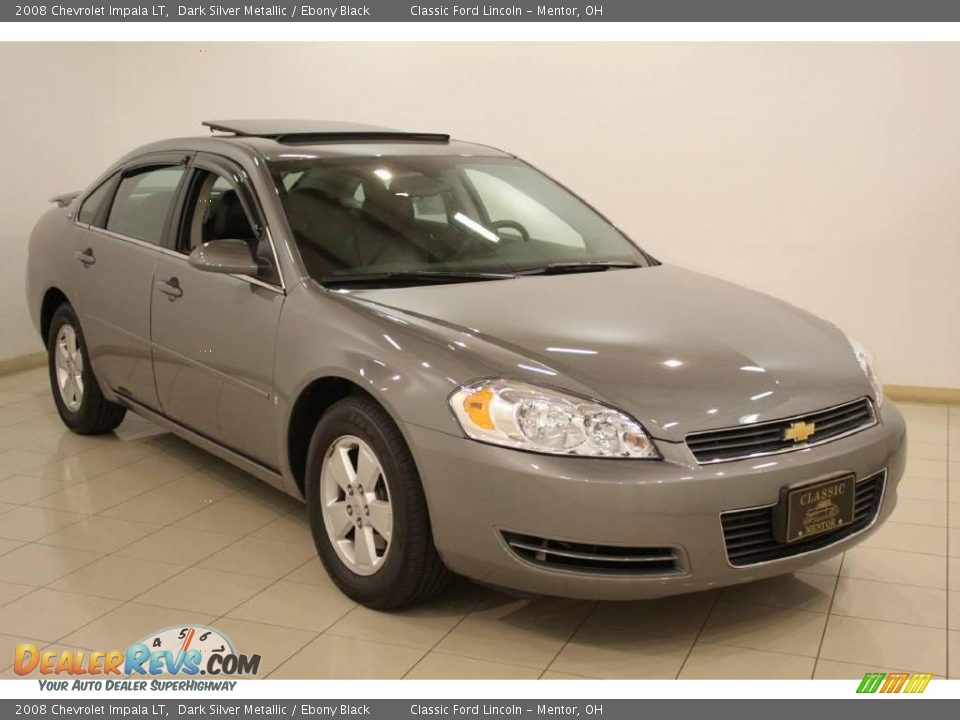 2008 Chevrolet Impala LT Dark Silver Metallic / Ebony Black Photo #1