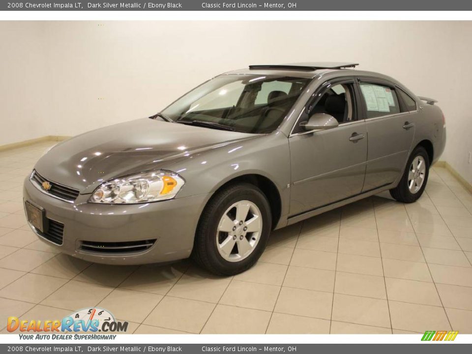 2008 Chevrolet Impala LT Dark Silver Metallic / Ebony Black Photo #3