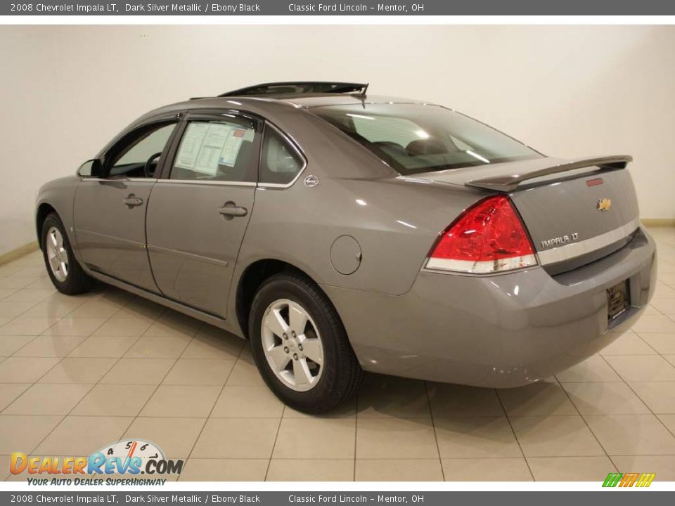 2008 Chevrolet Impala LT Dark Silver Metallic / Ebony Black Photo #5