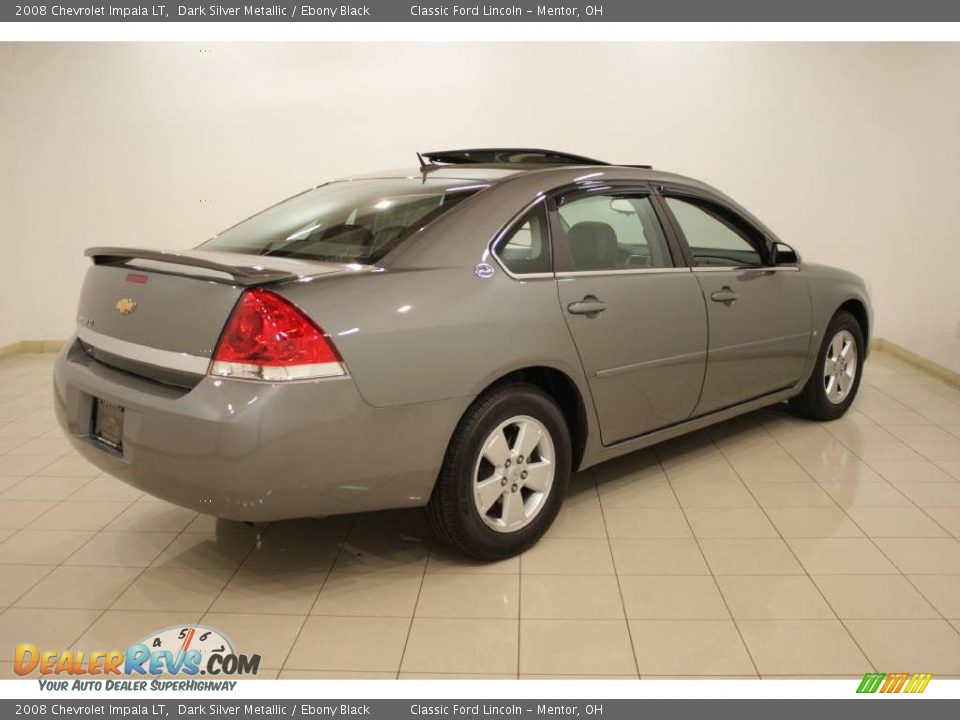 2008 Chevrolet Impala LT Dark Silver Metallic / Ebony Black Photo #7