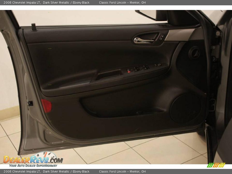 2008 Chevrolet Impala LT Dark Silver Metallic / Ebony Black Photo #8