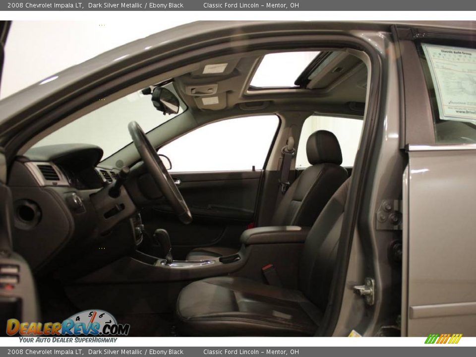 2008 Chevrolet Impala LT Dark Silver Metallic / Ebony Black Photo #9