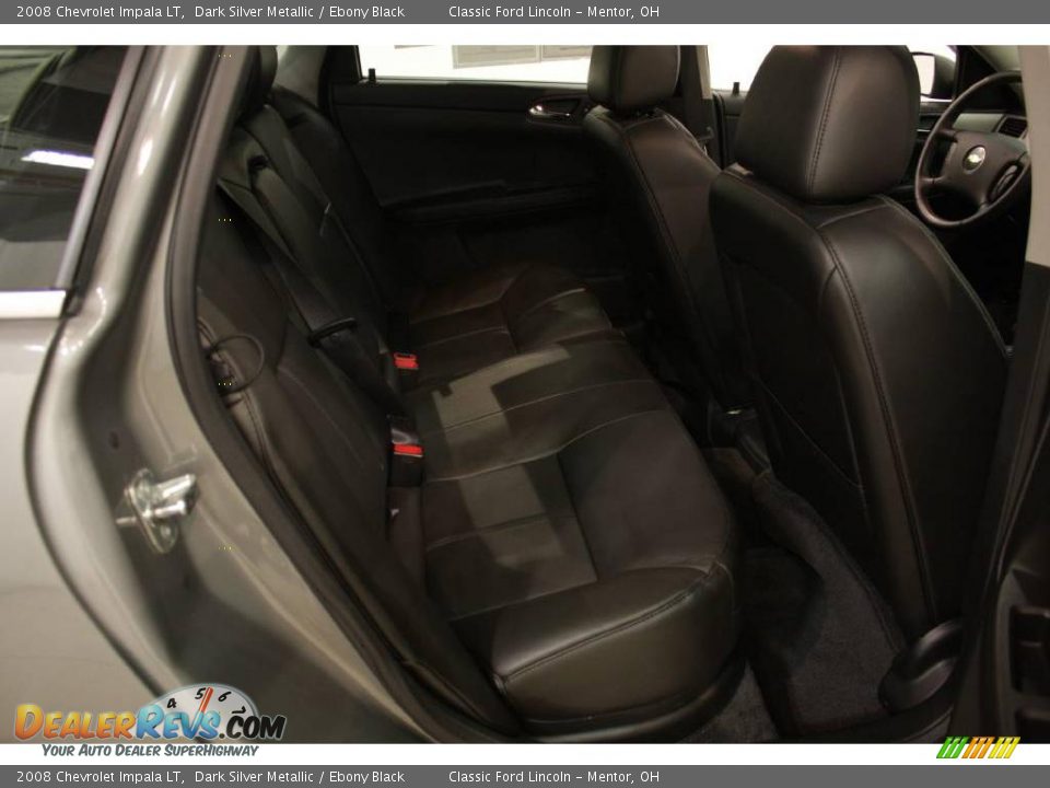 2008 Chevrolet Impala LT Dark Silver Metallic / Ebony Black Photo #17