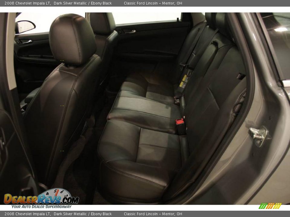 2008 Chevrolet Impala LT Dark Silver Metallic / Ebony Black Photo #18