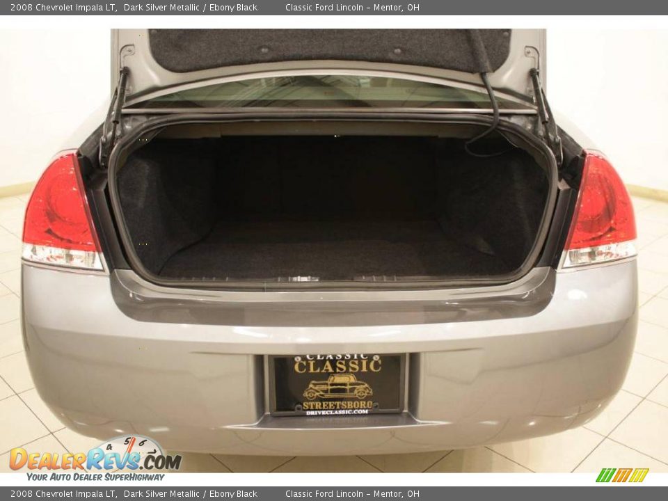 2008 Chevrolet Impala LT Dark Silver Metallic / Ebony Black Photo #19