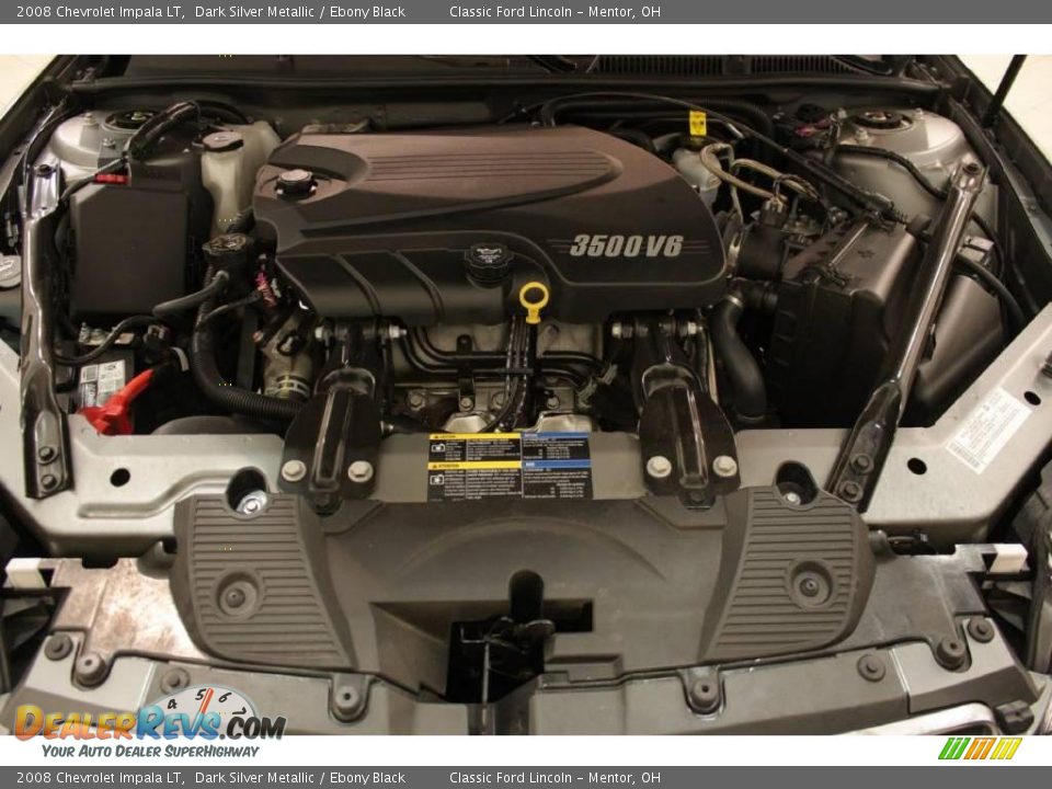 2008 Chevrolet Impala LT Dark Silver Metallic / Ebony Black Photo #20