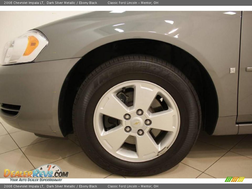 2008 Chevrolet Impala LT Dark Silver Metallic / Ebony Black Photo #21