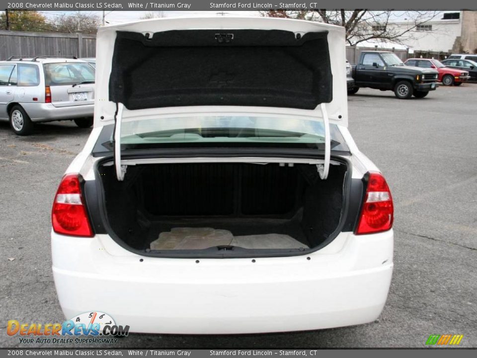 2008 Chevrolet Malibu Classic LS Sedan White / Titanium Gray Photo #10