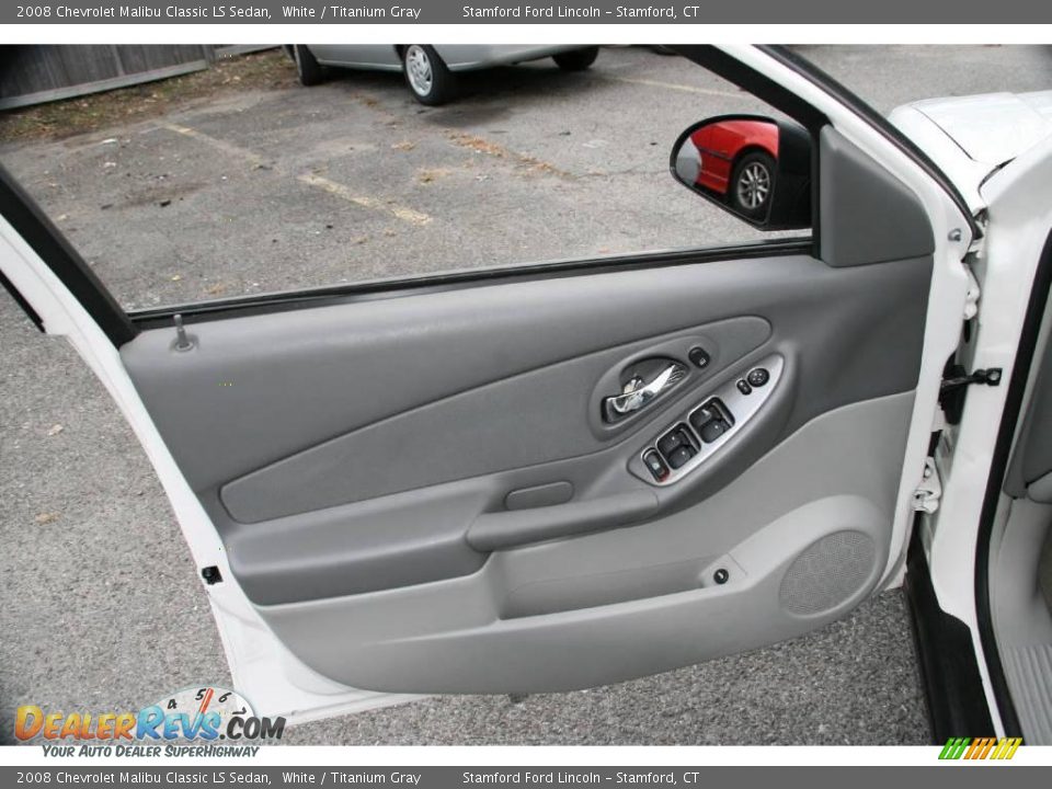 2008 Chevrolet Malibu Classic LS Sedan White / Titanium Gray Photo #12