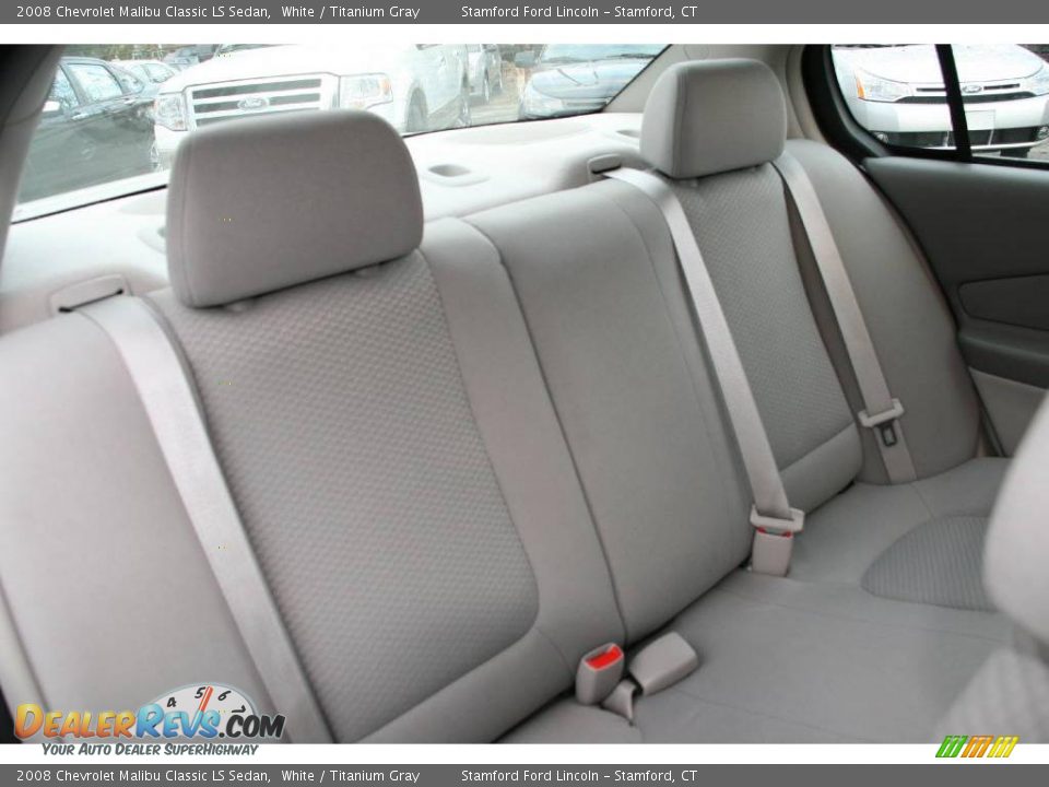 2008 Chevrolet Malibu Classic LS Sedan White / Titanium Gray Photo #15