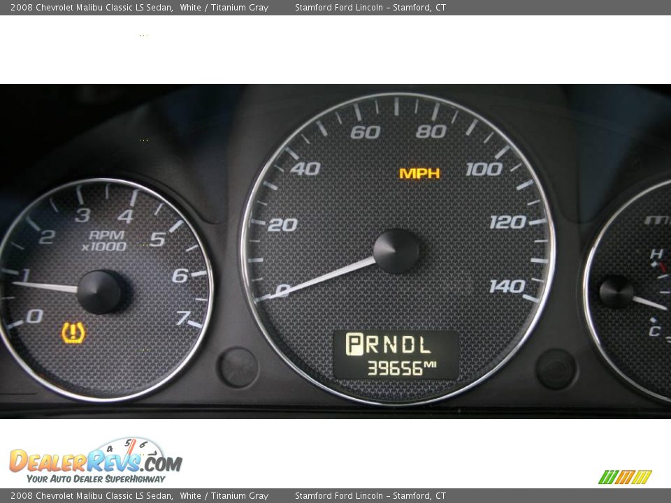 2008 Chevrolet Malibu Classic LS Sedan White / Titanium Gray Photo #17