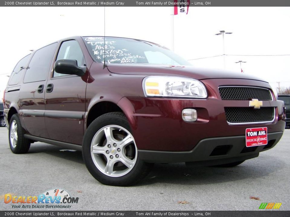 2008 Chevrolet Uplander LS Bordeaux Red Metallic / Medium Gray Photo #1