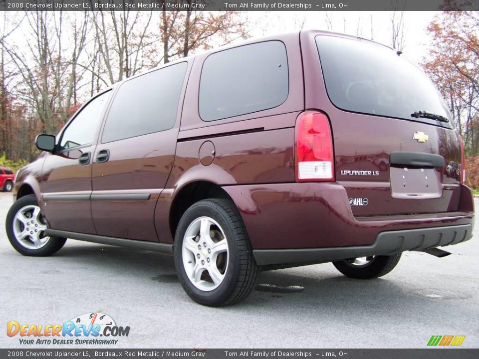 2008 Chevrolet Uplander LS Bordeaux Red Metallic / Medium Gray Photo #3