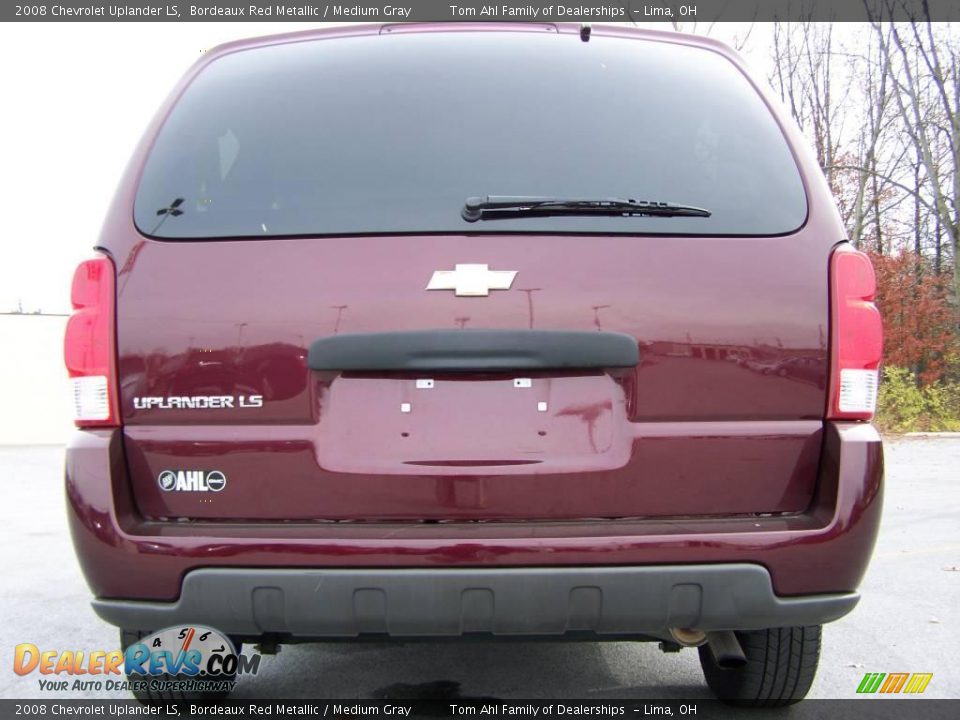 2008 Chevrolet Uplander LS Bordeaux Red Metallic / Medium Gray Photo #5