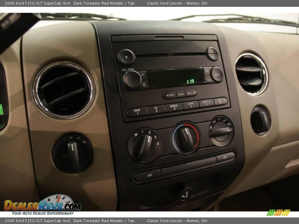 2006 Ford F150 XLT SuperCab 4x4 Dark Toreador Red Metallic / Tan Photo #11