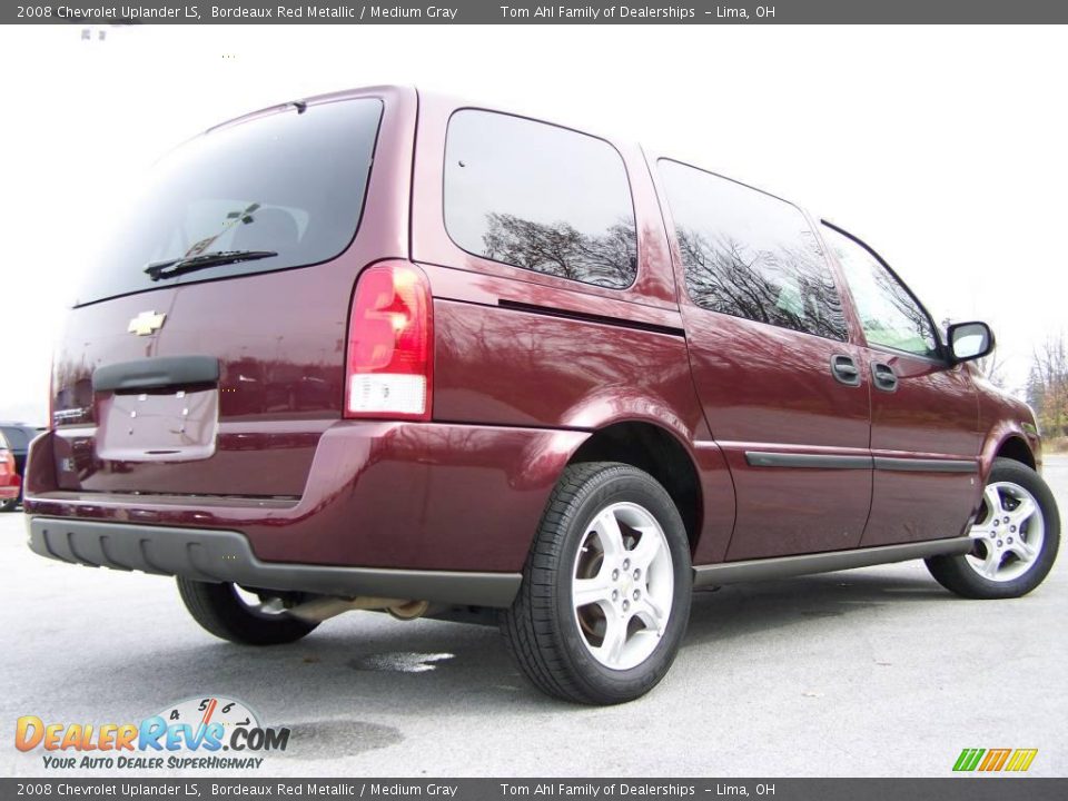 2008 Chevrolet Uplander LS Bordeaux Red Metallic / Medium Gray Photo #6