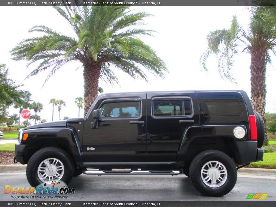 2006 Hummer H3 Black / Ebony Black Photo #1